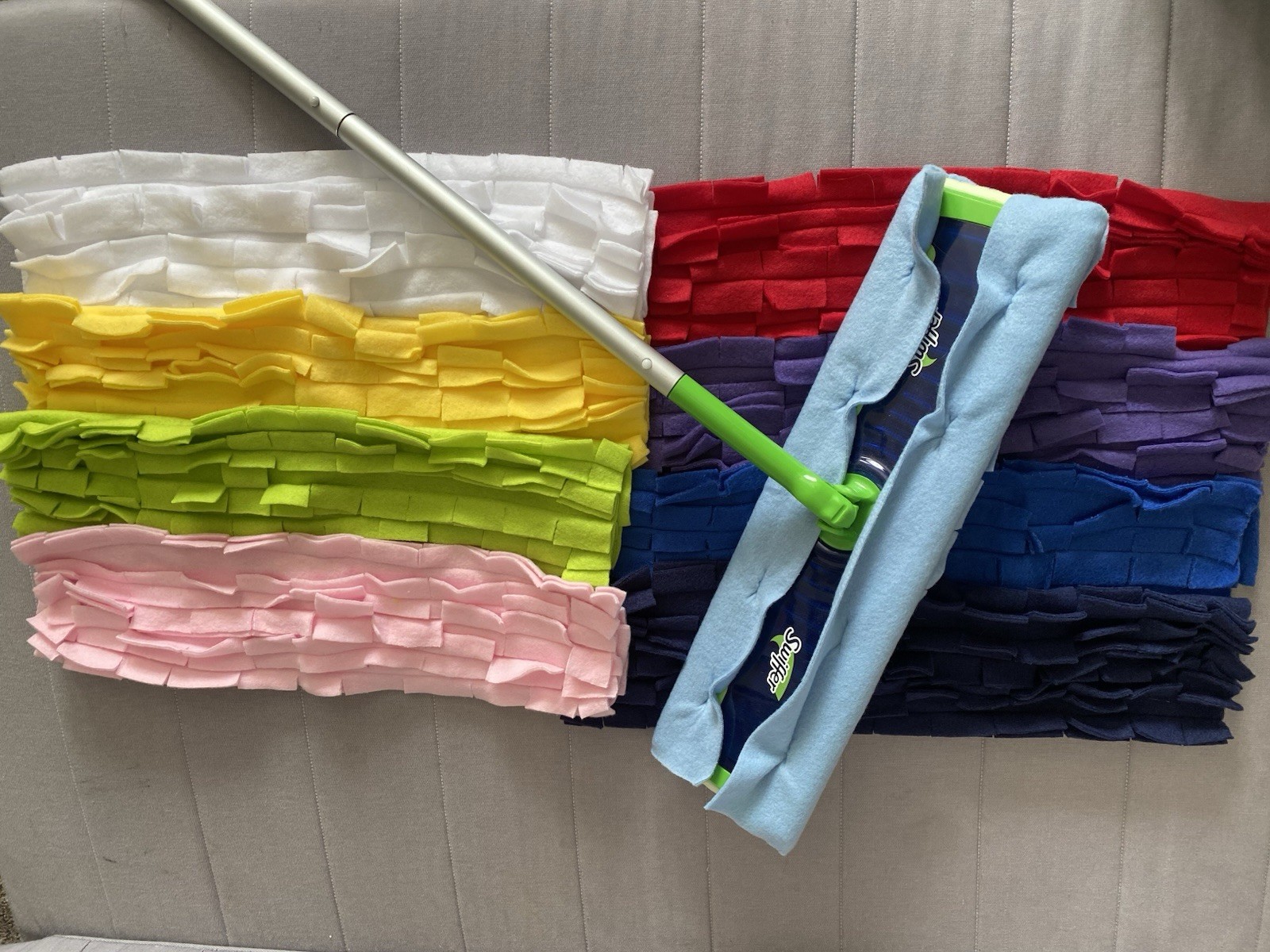 1 XL FLEECE MOP PAD FITS SWIFFER SWEEPER REUSABLE WASHABLE DRY DUSTING
