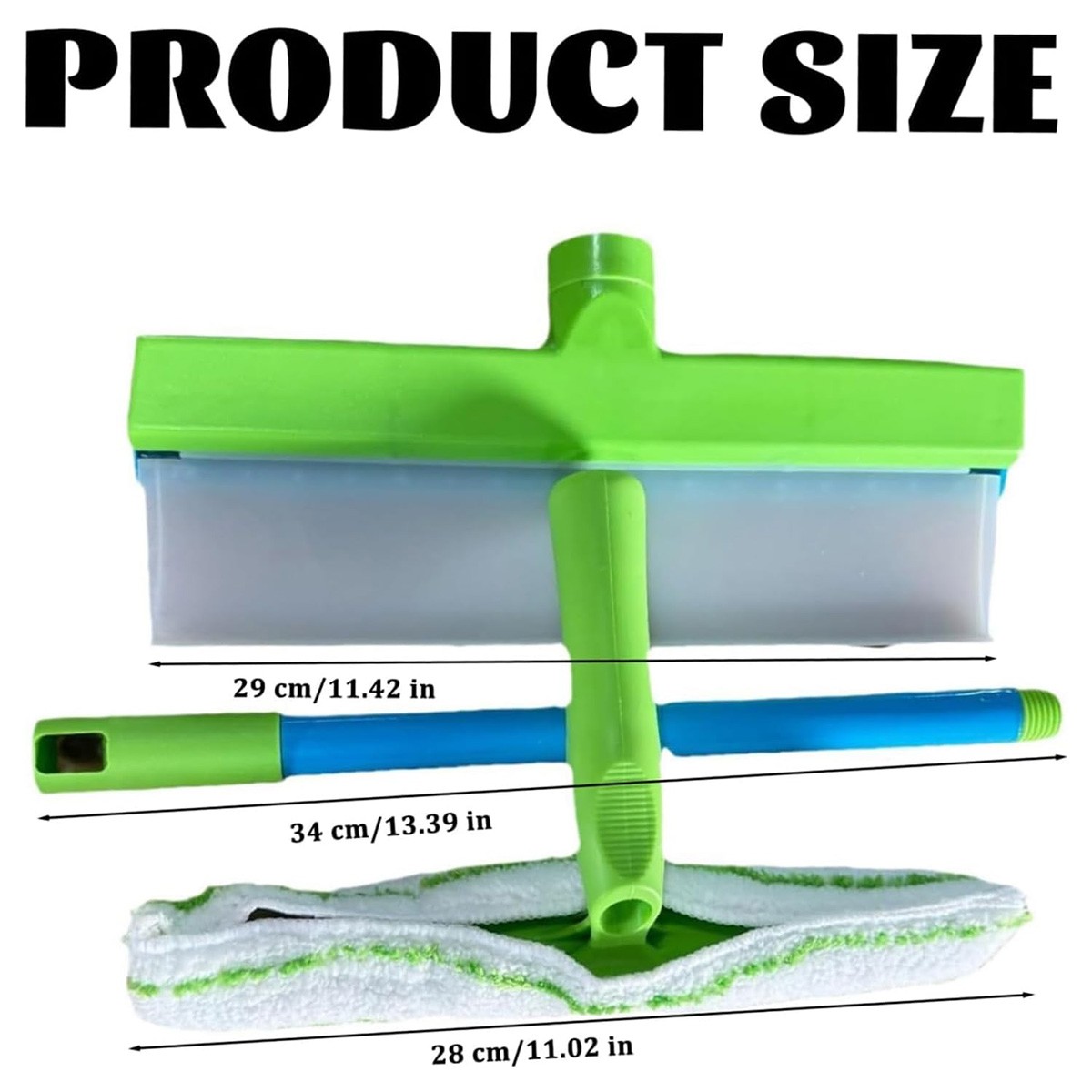 Recyclable Silicone Window Squeegee Kit, Window Cleaning Kit, Window Squeegee