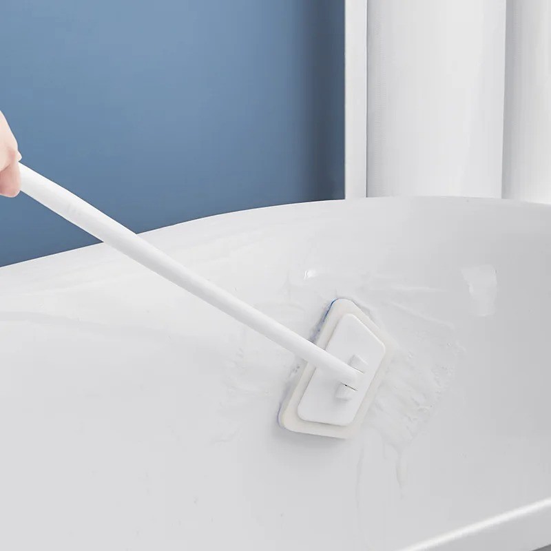 Bathroom Long Handle Brush Wall Floor Scrub Bath Shower Tile Cleaning Tool