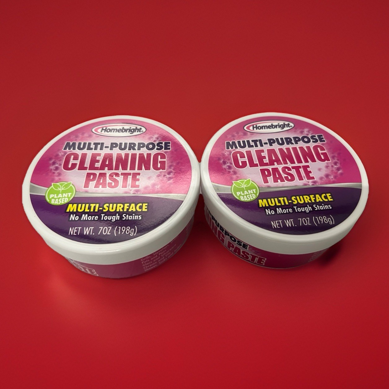 Homebright Multi Purpose Cleaning Paste 7oz 2 Pack Multi Surface Cleaner