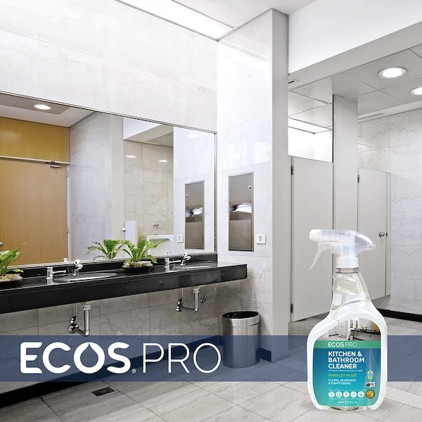 Ecos Pro Pl9746/6 Kitchen And Bathroom Cleaner, Gray, 32 Oz