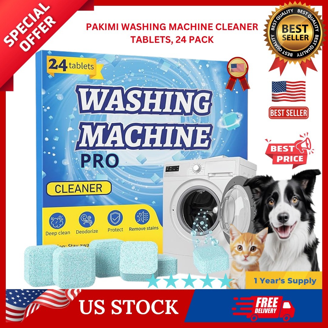 Uproot Clean Washing Machine Cleaner Tablets – 24 Pack for a 12 Month Supply. Fo