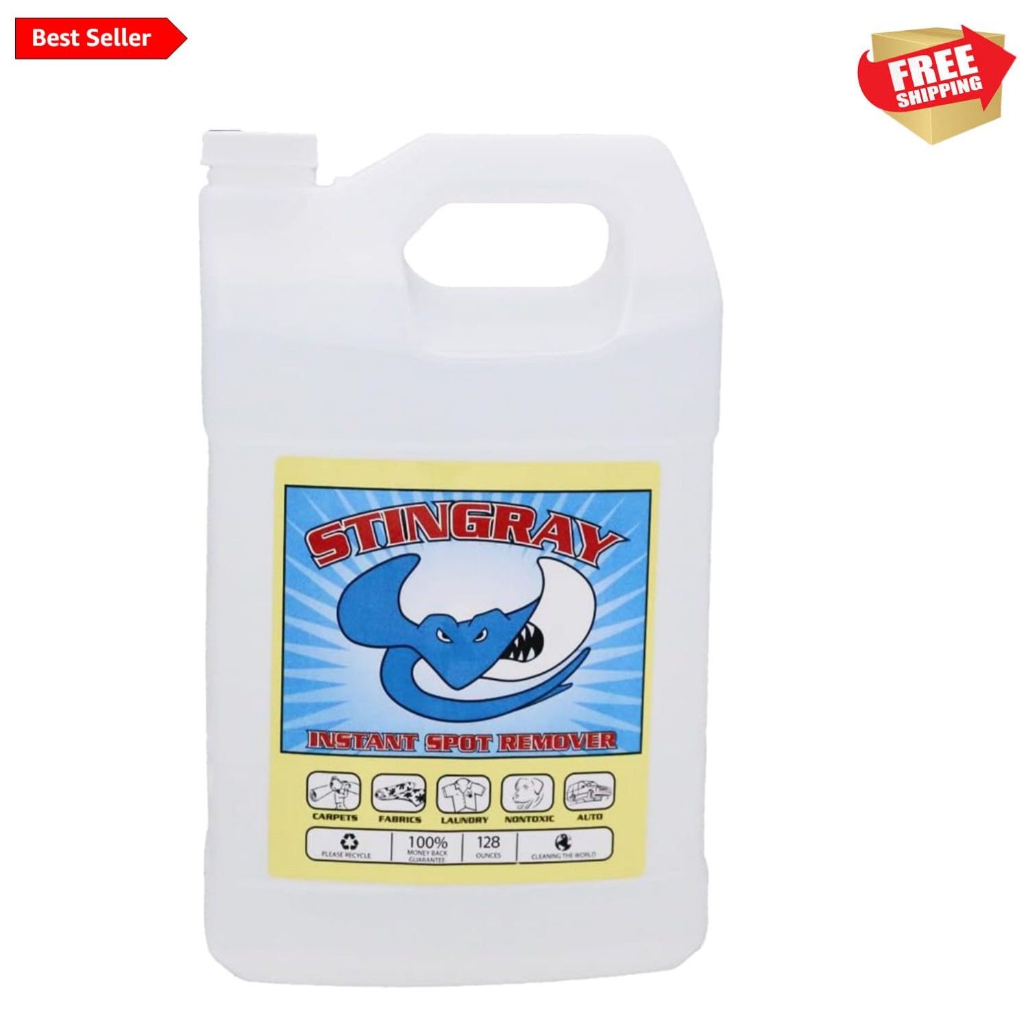 Eco-Friendly 1 Gallon Fabric Spot Remover – Biodegradable & Non-Toxic Solution