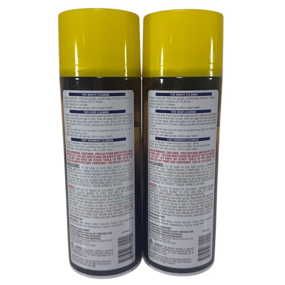 Formula 409 Heavy Duty Oven Cleaner Lemon Scent 14.5 Oz Cuts Grease – 2 PACK