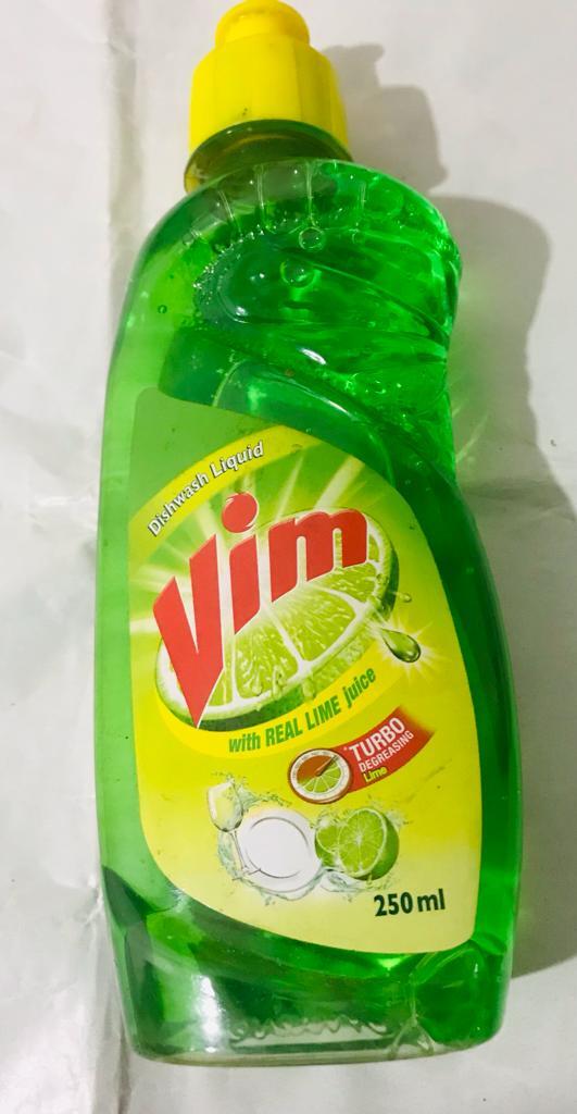 Dishwash Liquid With Real Lime Juice Turbo Degreasing 250ml 100% Best Quality