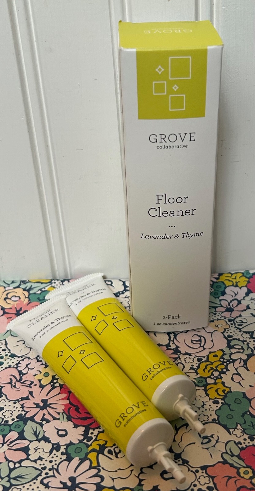 NEW IN BOX 2 GROVE FLOOR CLEANER CONCENTRATE LAVENDER & THYME