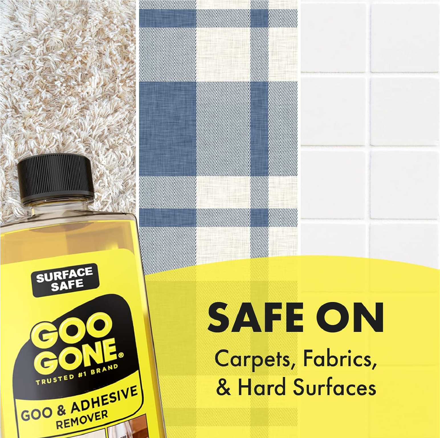 Goo Gone Adhesive Remover – 2 Pack – 8 Ounce – Surface Safe Adhesive Remover Saf