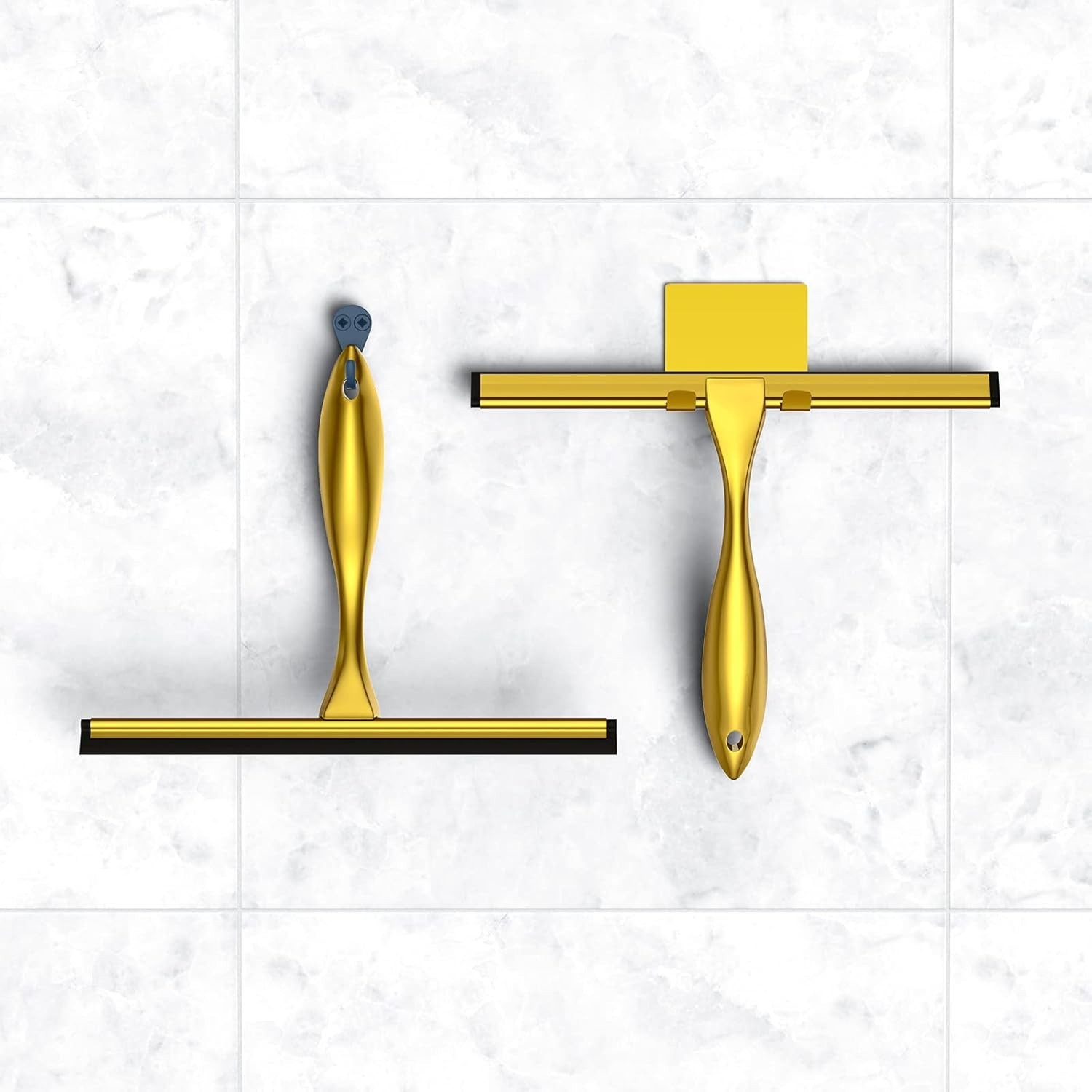 Modern Shower Squeegee Set – 14-Inch Rust-Free Stainless Steel & Silicone Blade