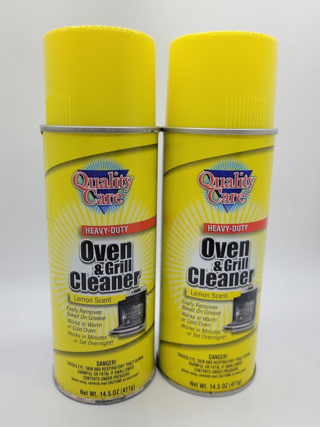 (Bundle Of 2) Heavy Duty Oven & BBQ Grill Cleaner Spray in Lemon Scent, 14.5 Oz
