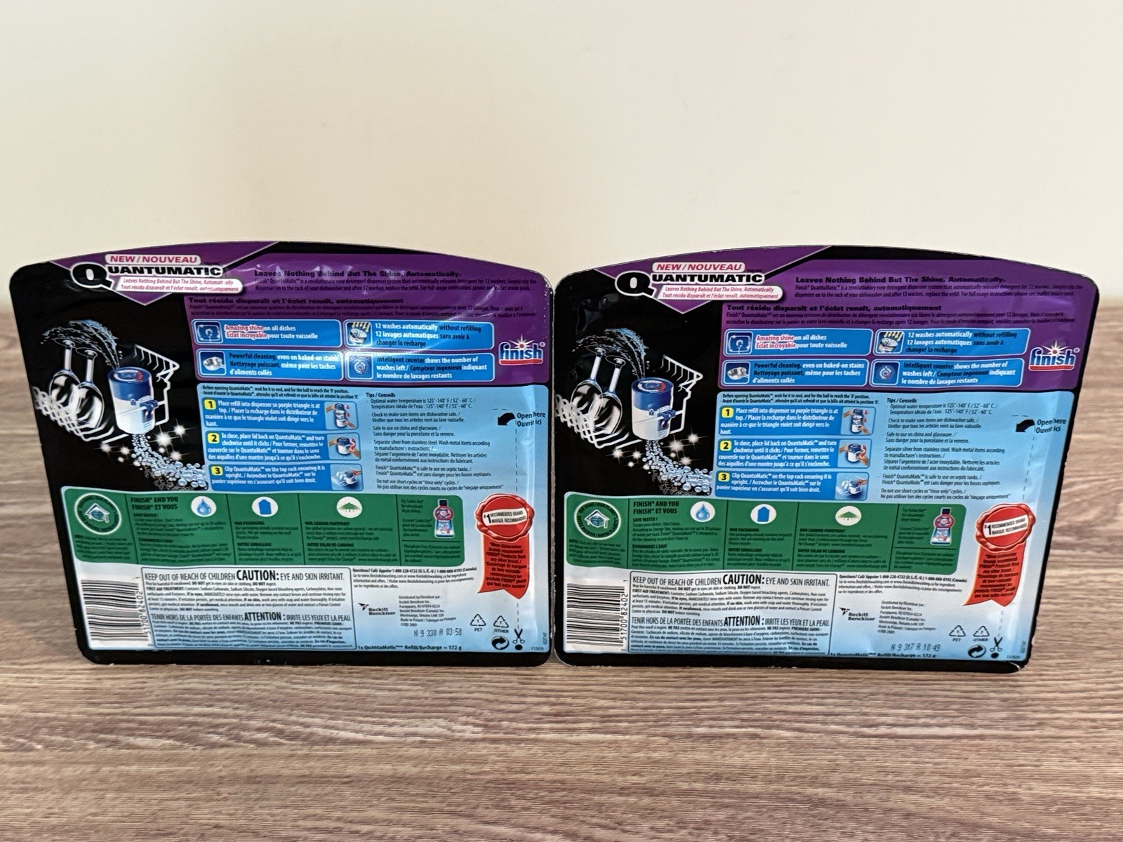 Finish Powerball Automatic Detergent Kit Dispenser Refill Set + 2 Refills.