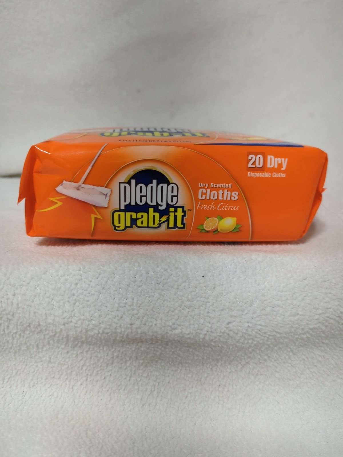 VTG Y2K Pledge Grab It Cloths Fresh Citrus 20 ct Dry Discontinued Cleaning NOS
