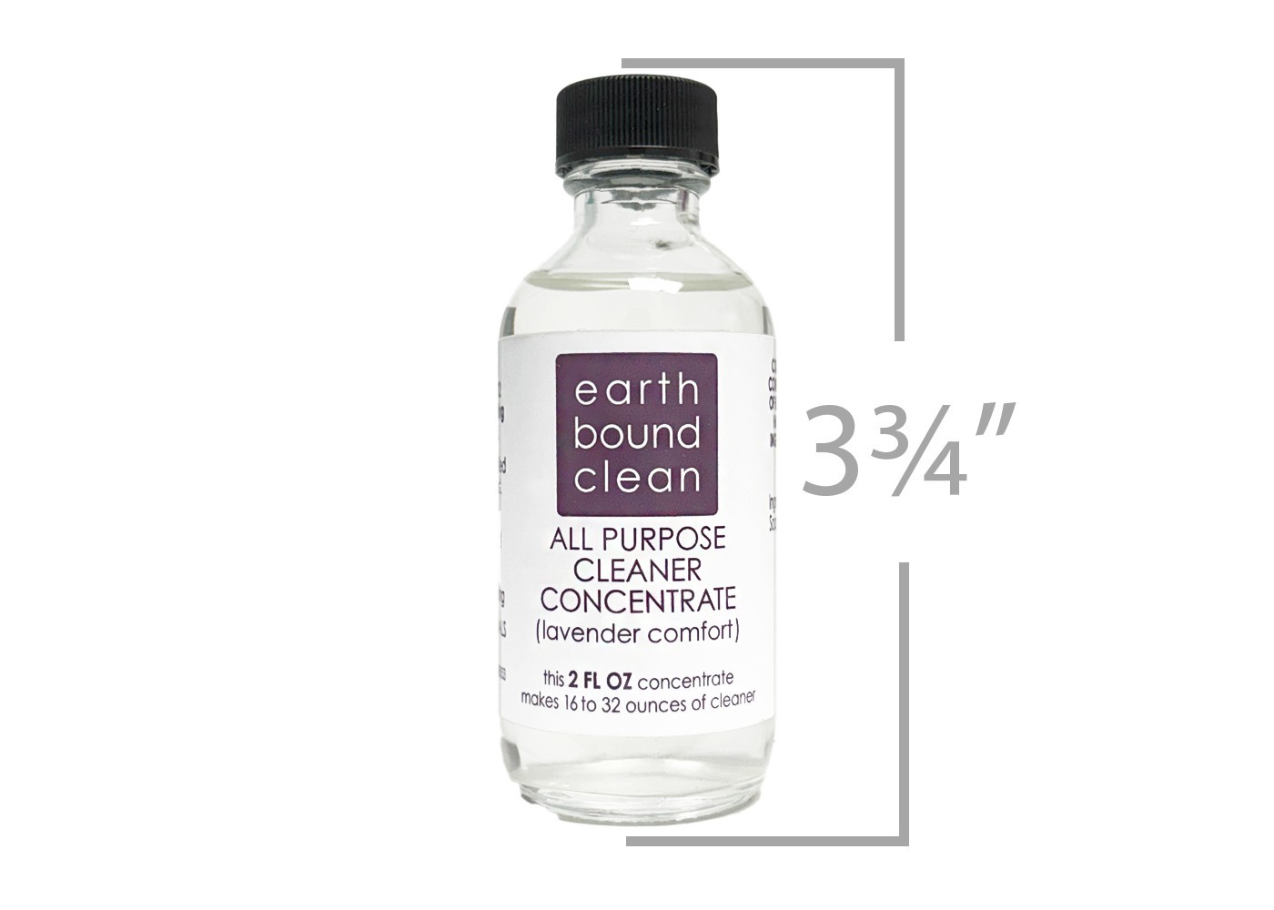 EARTH BOUND CLEAN All Purpose Cleaning Concentrate Kitchen Bathroom Non Toxic