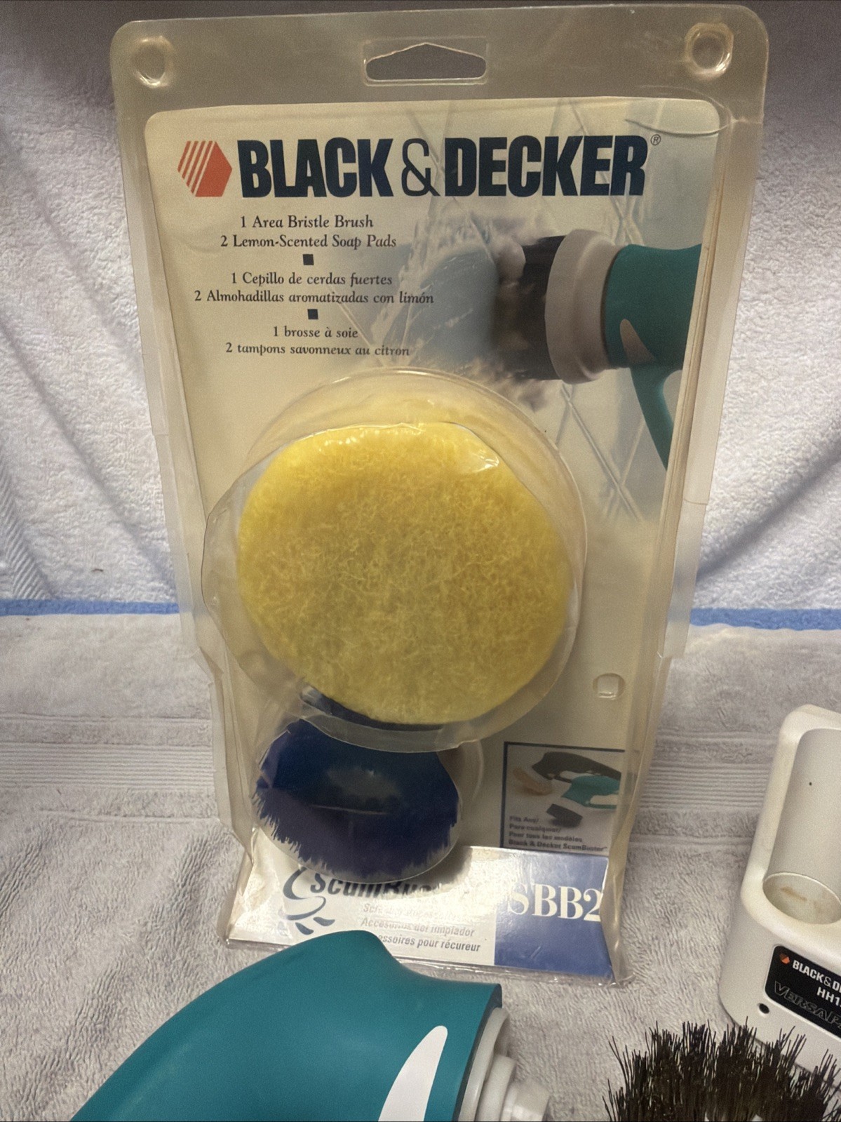 Black & Decker Scum Buster Cordless Power Scrubber Model SB400 Tested/ Works