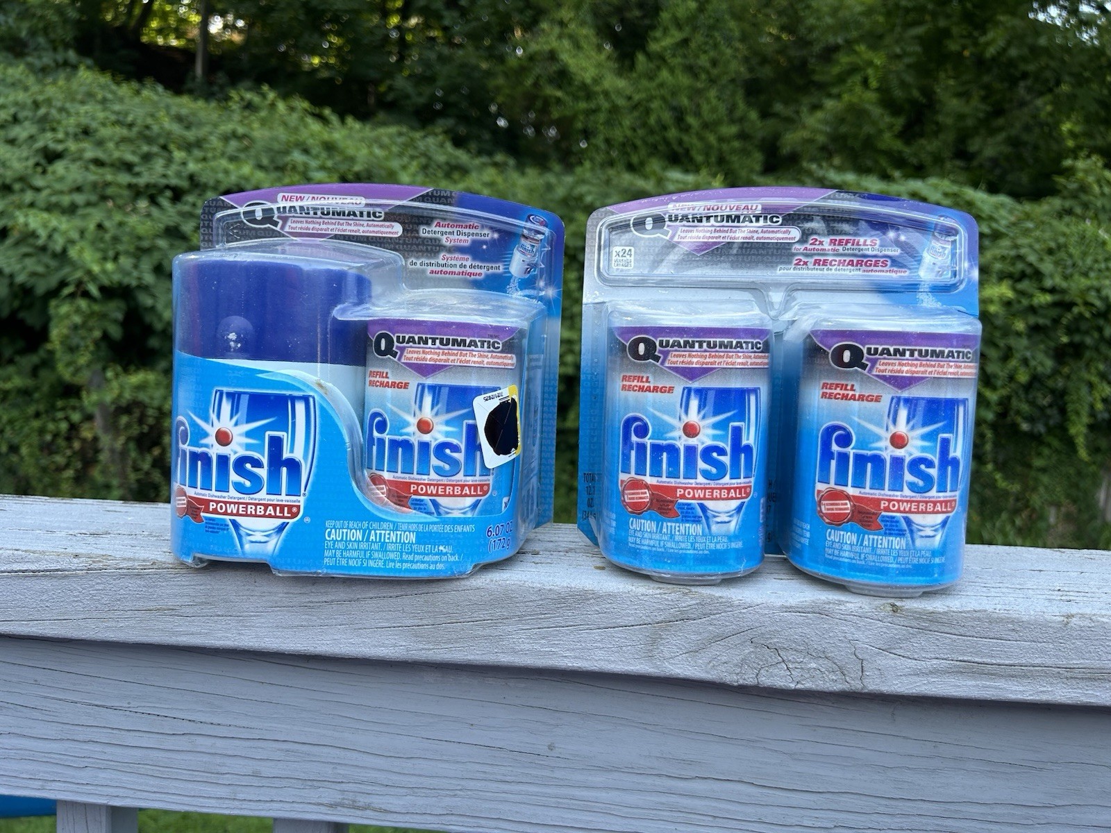 Finish Powerball Automatic Detergent Kit Dispenser Refill Set + 2 Refills.