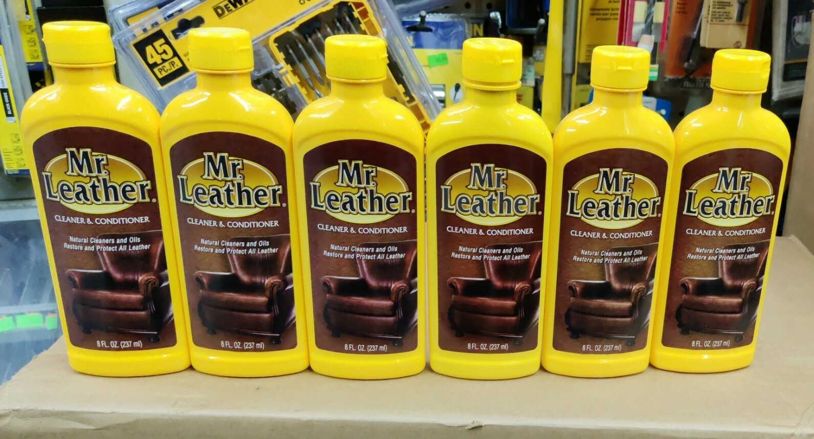 Case of 6 Mr. Leather Protectant – 8 oz. Liquid Cleaner 6 Bottles