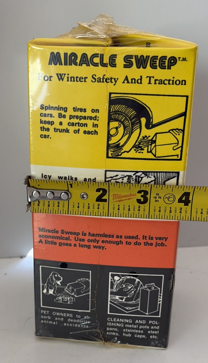 Vintage Miracle Sweep Multipurpose Indoor And Outdoor Cleaner NEW