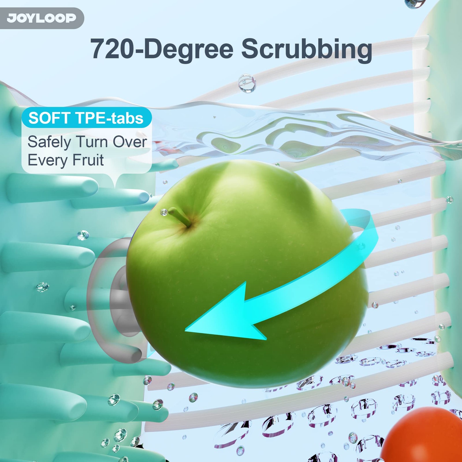 Fruit Cleaner Spinner Large Fruit Washer Spinner Fruit Cleaner Spinner with Fr