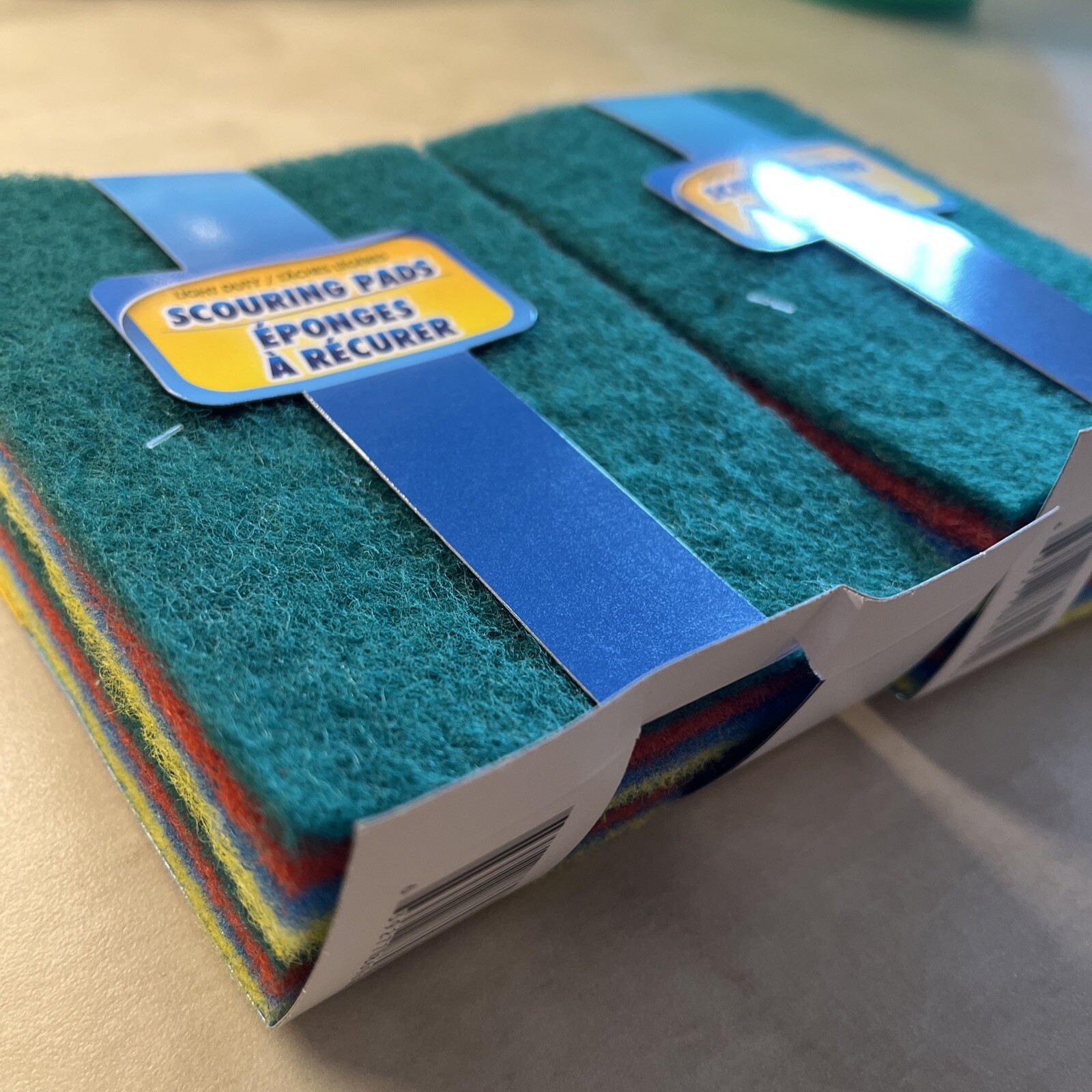 SCRUB BUDDIES Pack of 16 Scouring Pads 4×6 Inch For Tough Cleaning Jobs