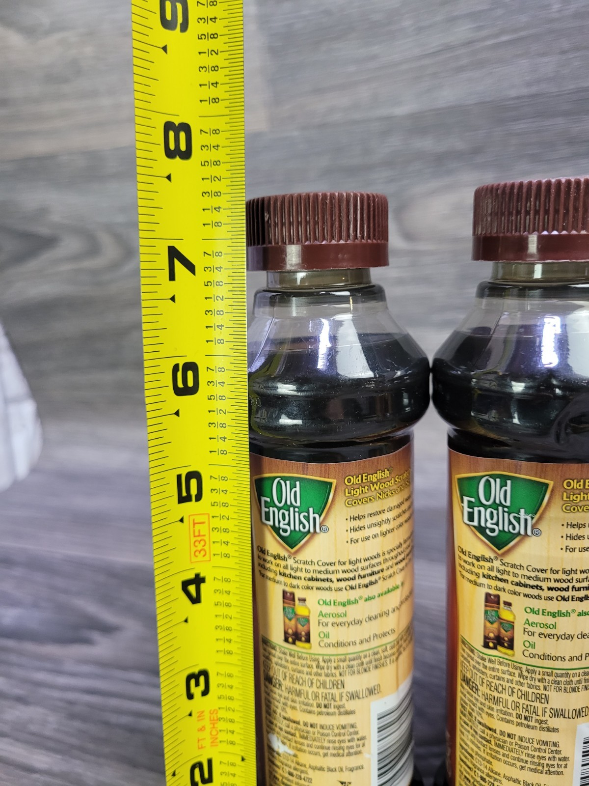 3pc Old English Light Woods 8 -fl oz Unscented Wood furniture scratch cover