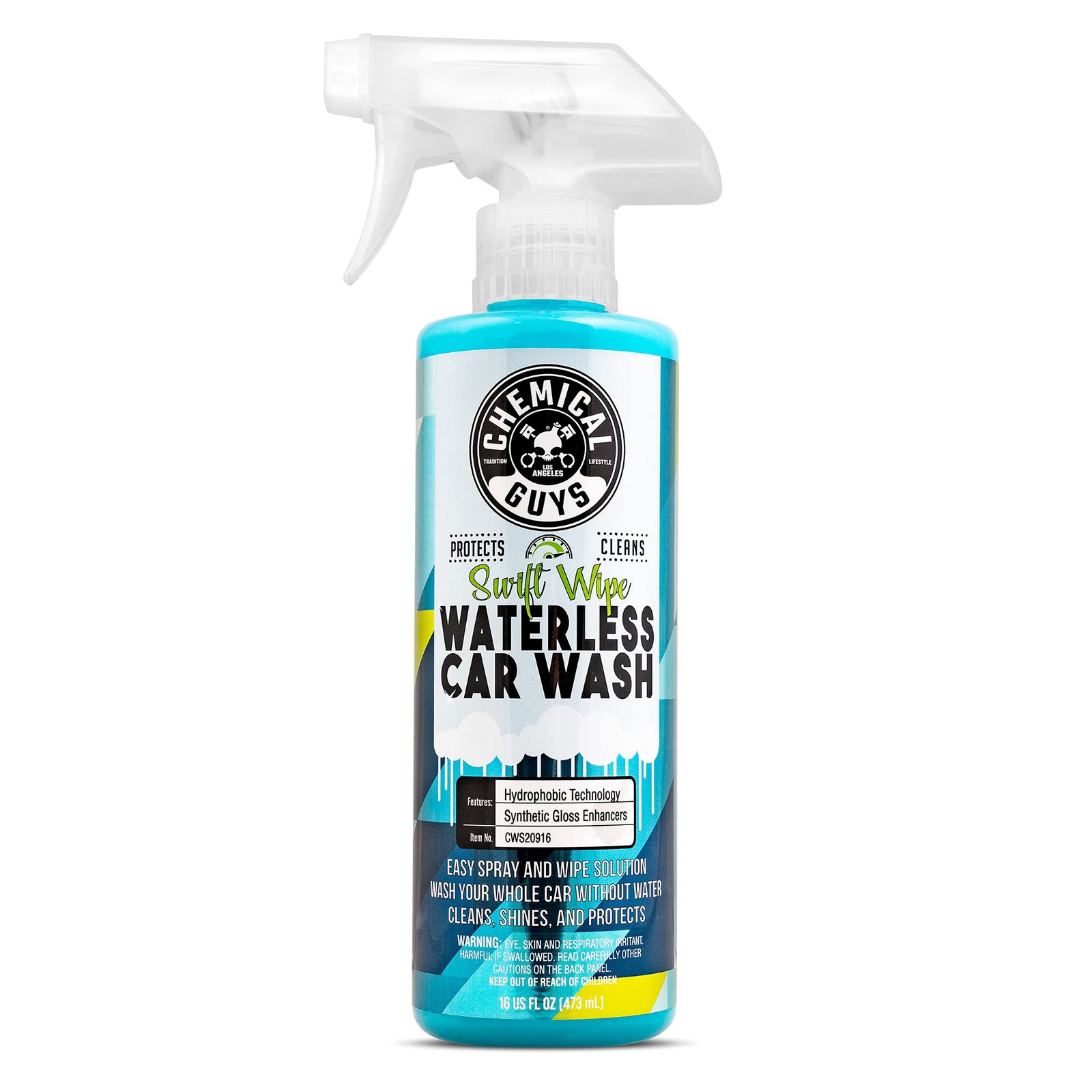 Waterless Car Wash Spray 16oz High Lubrication Safe Exterior Cleaning Shine