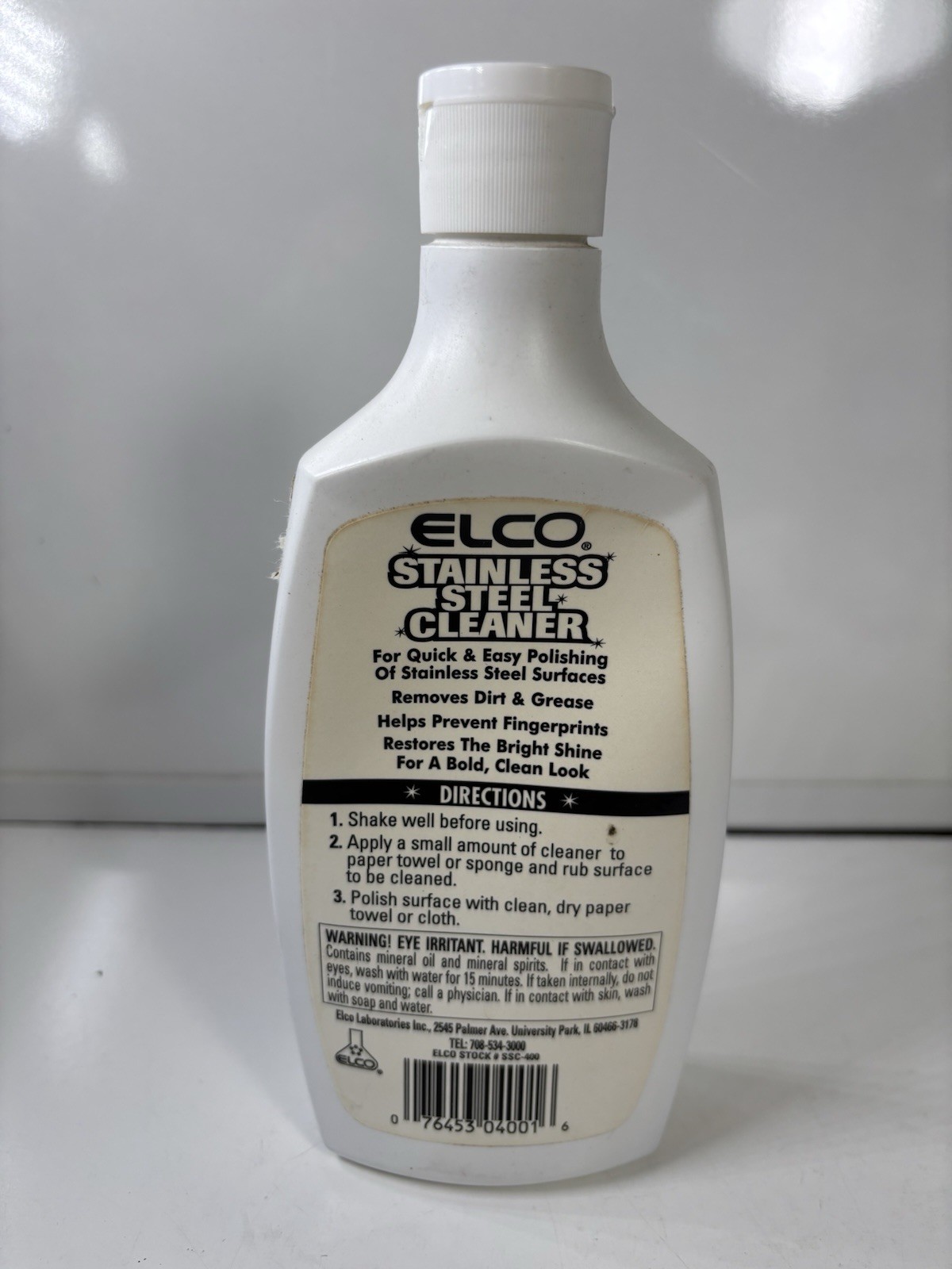 Vtg Discontinued Elco Kenmore Stainless Steel Cleaning Cream Large 16 oz