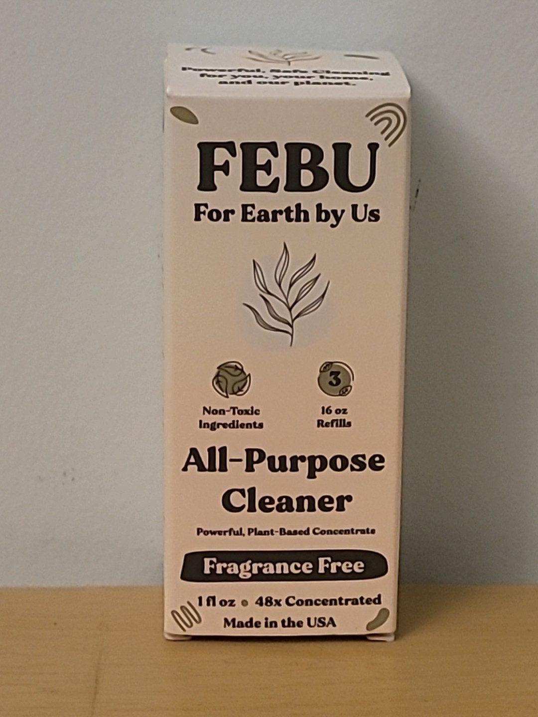 FEBU All Purpose Cleaner, Pure Eucalyptus, 4oz | 192 Fl Oz (Pack of 1)