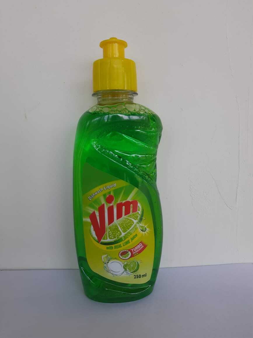 Vim dishwash Liquid With Real Lime Juice Turbo Degrlasigo 250ml