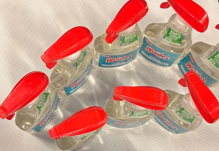 Windex Vinegar Multi-Surface Cleaner, 23 Oz , 8 Pack