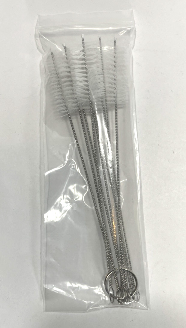 10 Pcs Nylon Straw Cleaning Brush Set – Stainless Steel Drink Pipe Cleaners Kit