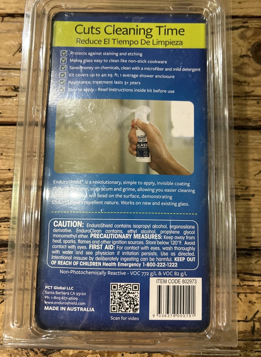 ENDURO SHIELD HOME Glass Cleaning Kit New In Box