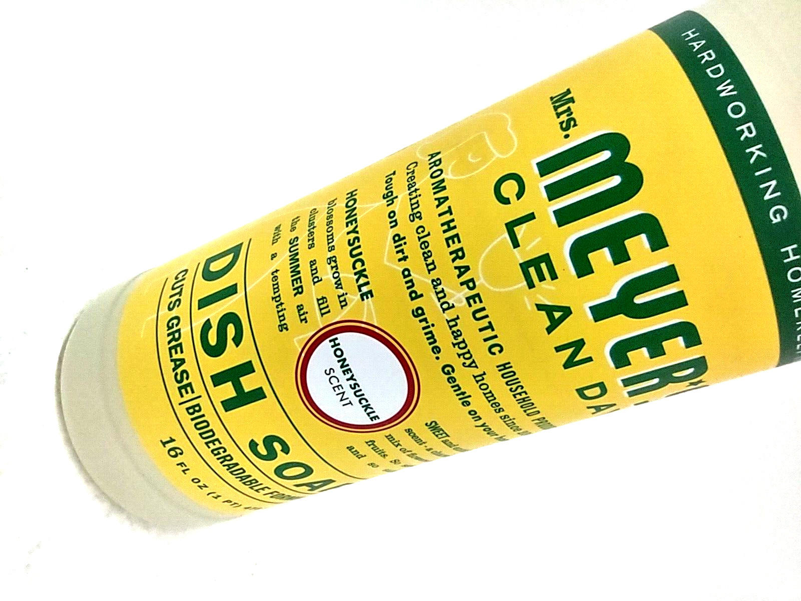( 2 ) Mrs. Meyer’s Clean Day Liquid Dishwashing Soap 16 oz Each Honeysuckle NEW