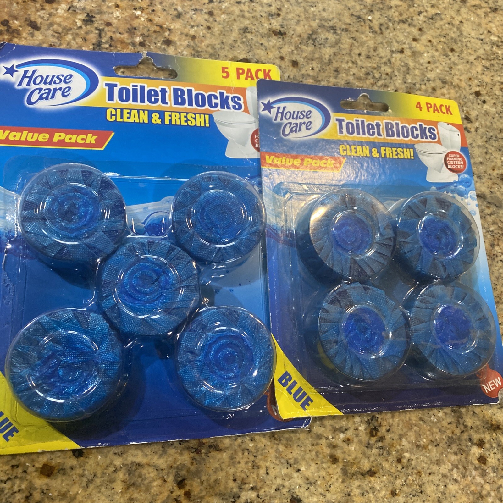 TOLLIET BLOCKS CLEAN & FRESH 9 PACK