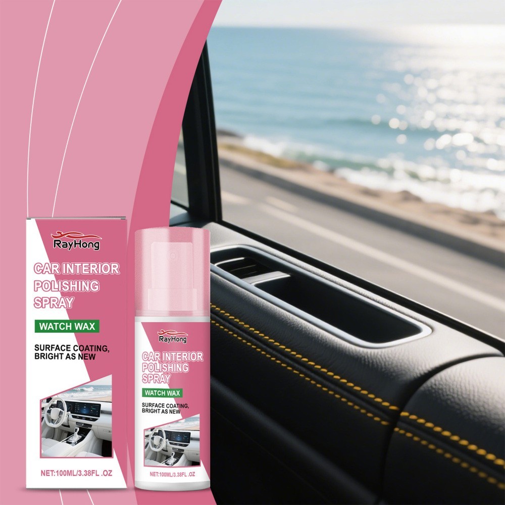 1/2/3/5X Polishing Cleaner Car Interior, Car Interior Detailer And Cleaner 100ML