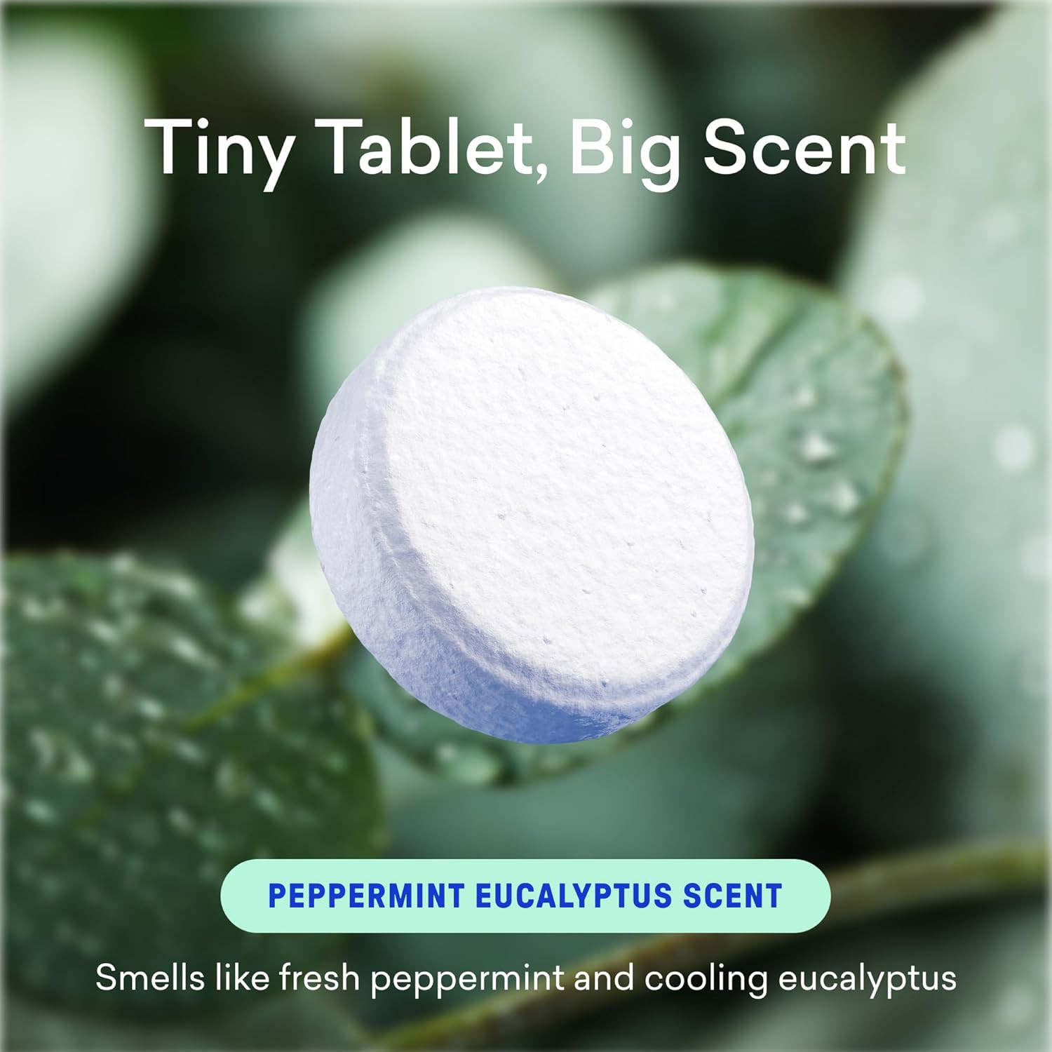 Blueland Toilet Bowl Cleaner Tablets 2 Pack, 28ct, Peppermint Eucalyptus