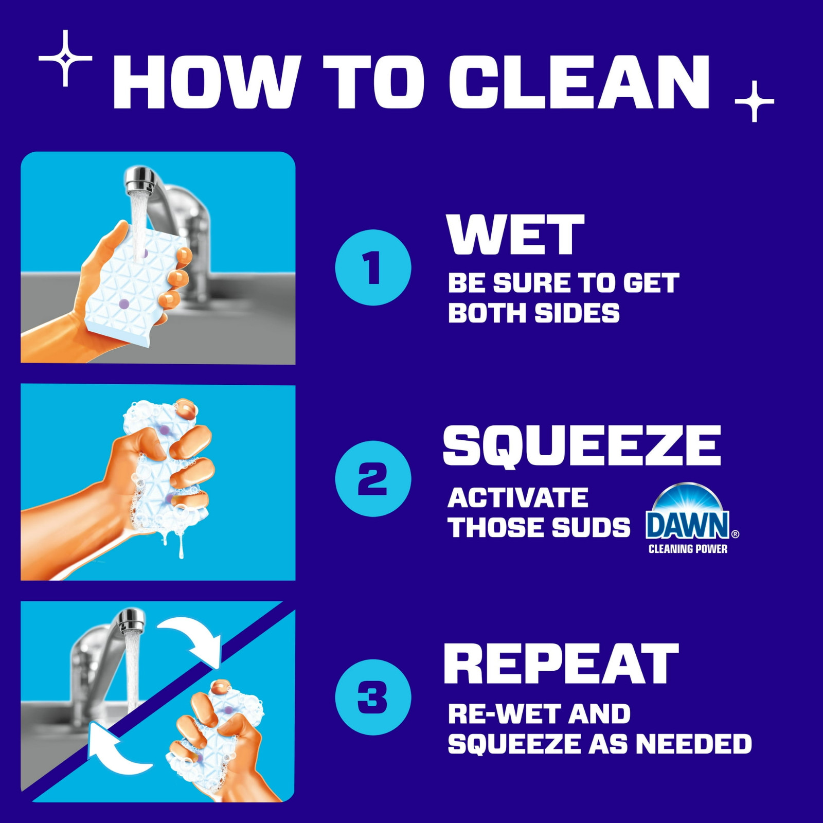 Mr. Clean Magic Eraser Bathroom Cleaner Lavender 2-in-1 Soap Scum, 7 Count