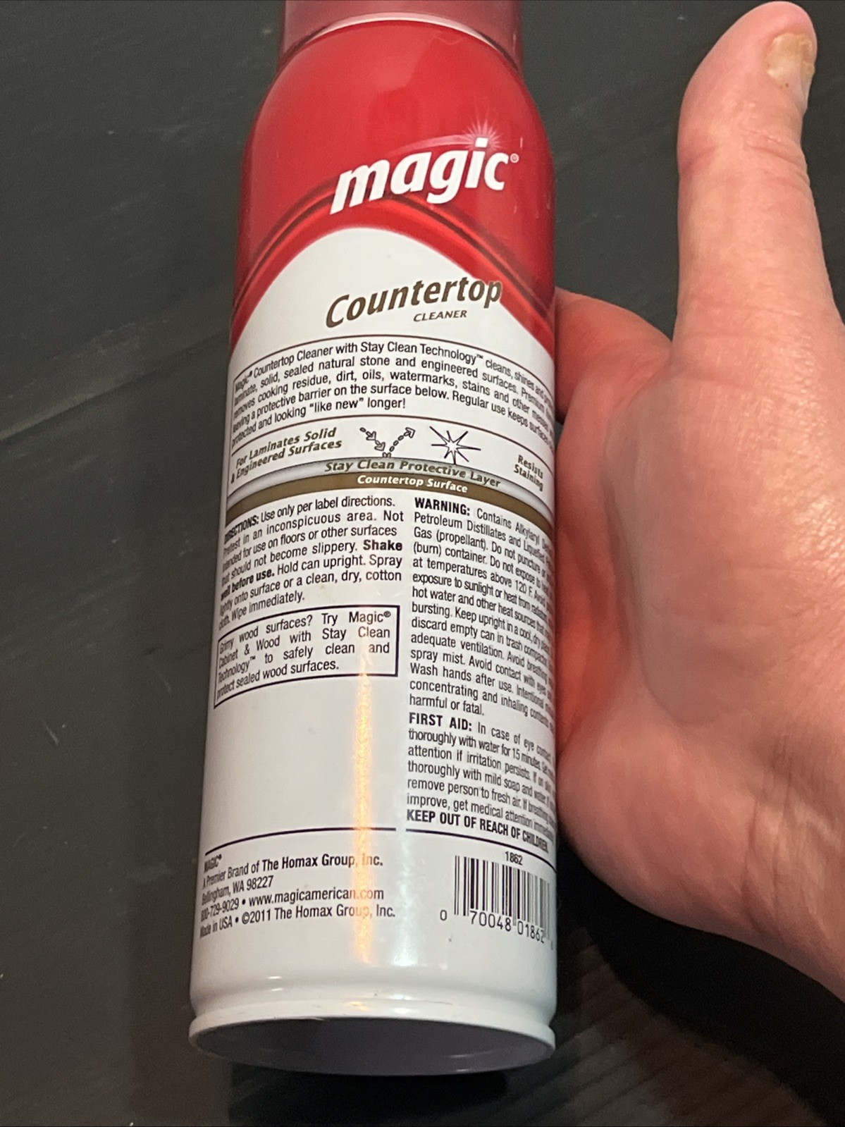 Magic Countertop Cleaner for Laminates Counters 17 oz Aerosol Discontinued