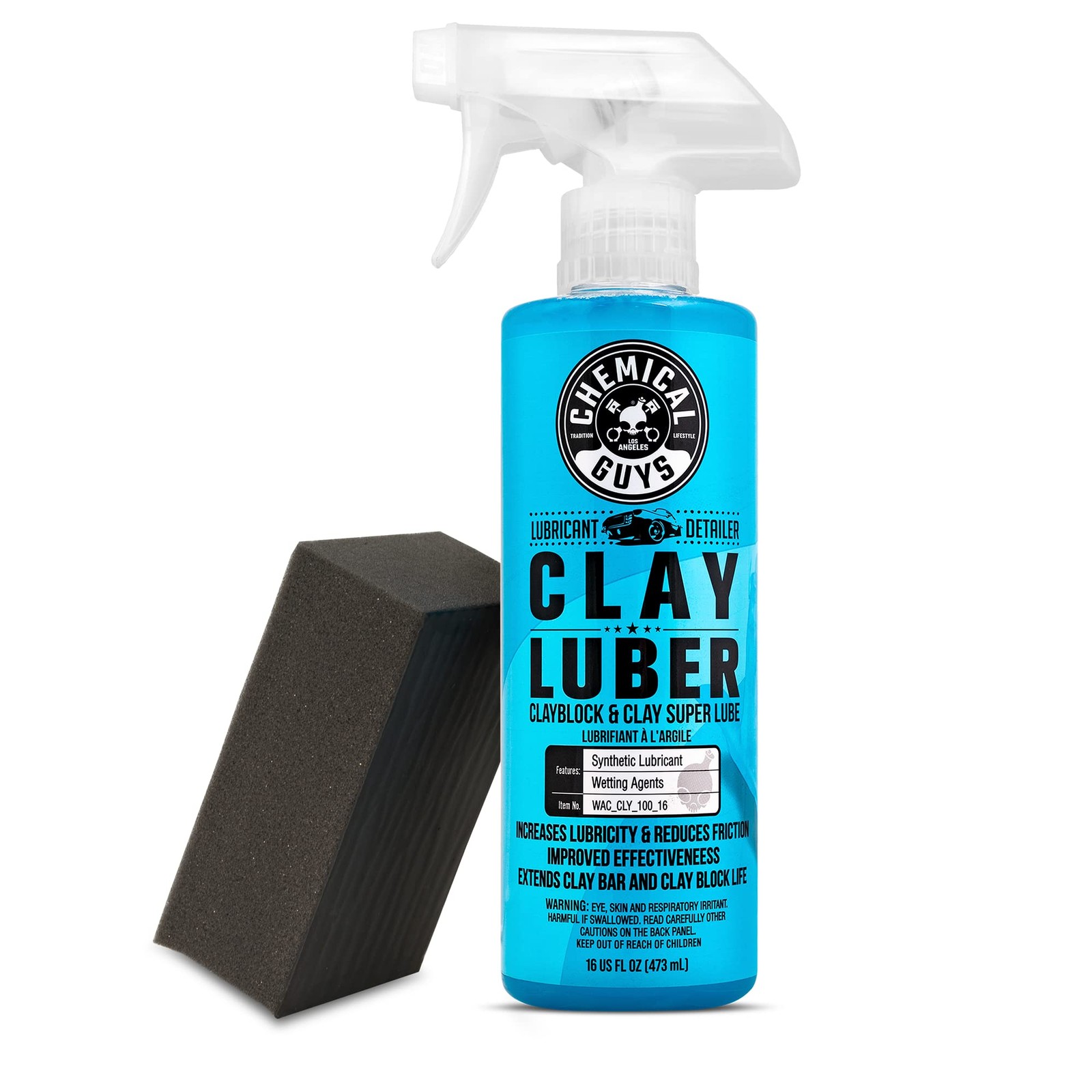 Clay Block Kit for Automotive Paint Headlights Glass Wheels 16oz Luber
