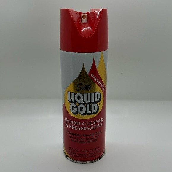 VTG Scott’s Liquid Gold Wood Cleaner & Preservative Almond 12oz Spray Movie Prop