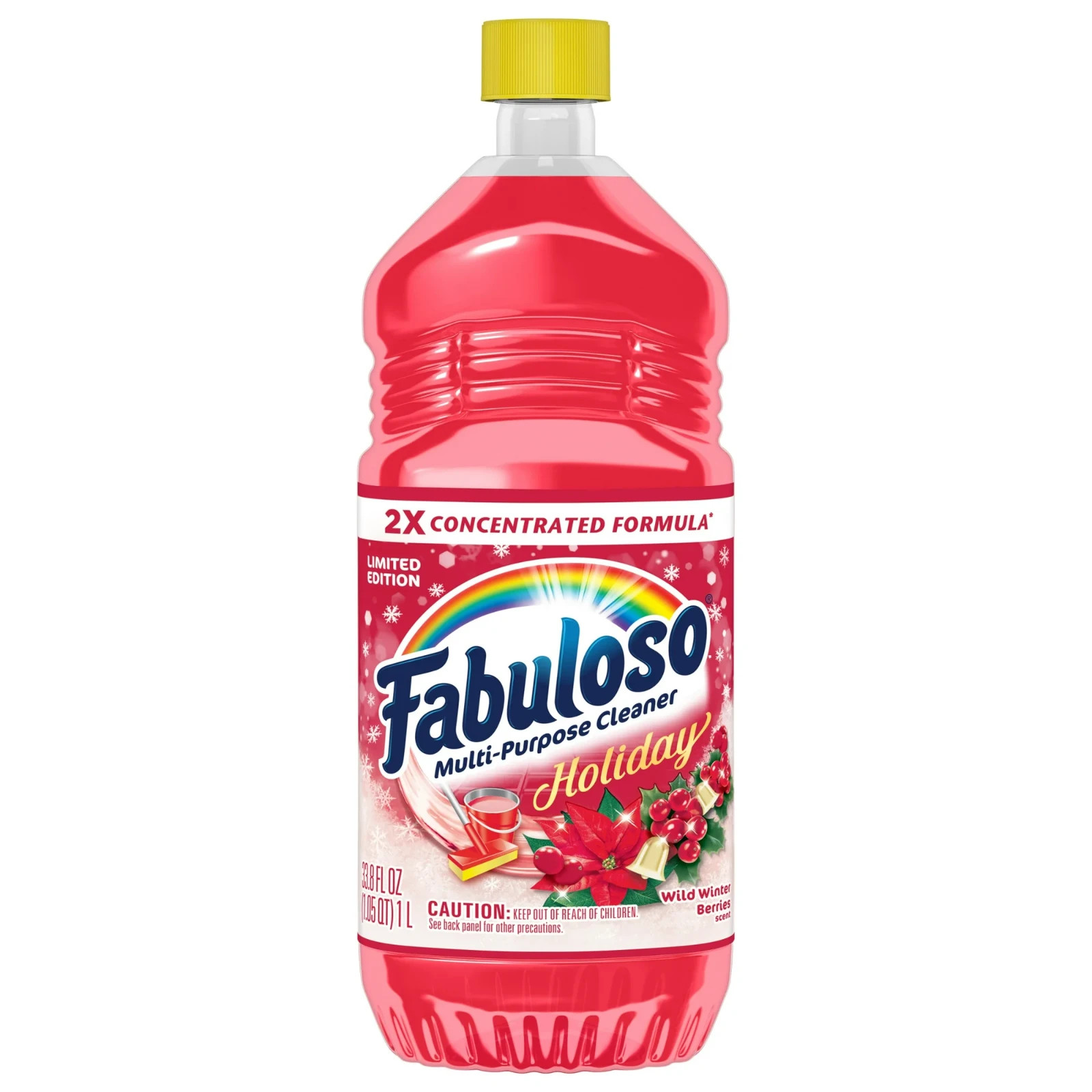 Fabuloso Holiday Multi-Purpose Cleaner, 2X Concentrated, Wild Winter Berries Sce