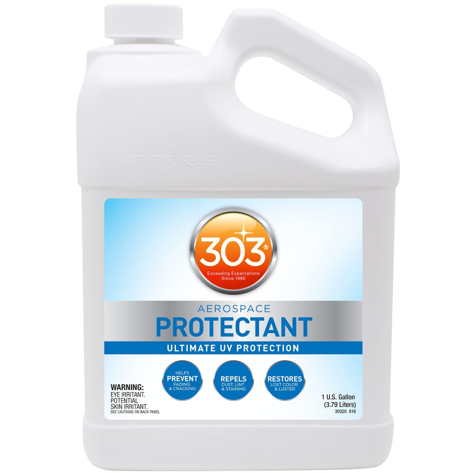 Aerospace Protectant Spray 1 Gallon – UV Protection, Dust & Dirt Repellent, Matt