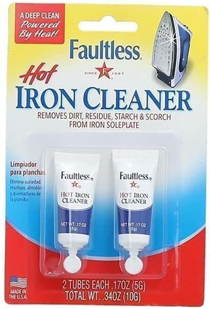 Limpiador Para Planchas Calientes Faultless 40105 – Paquete De 2