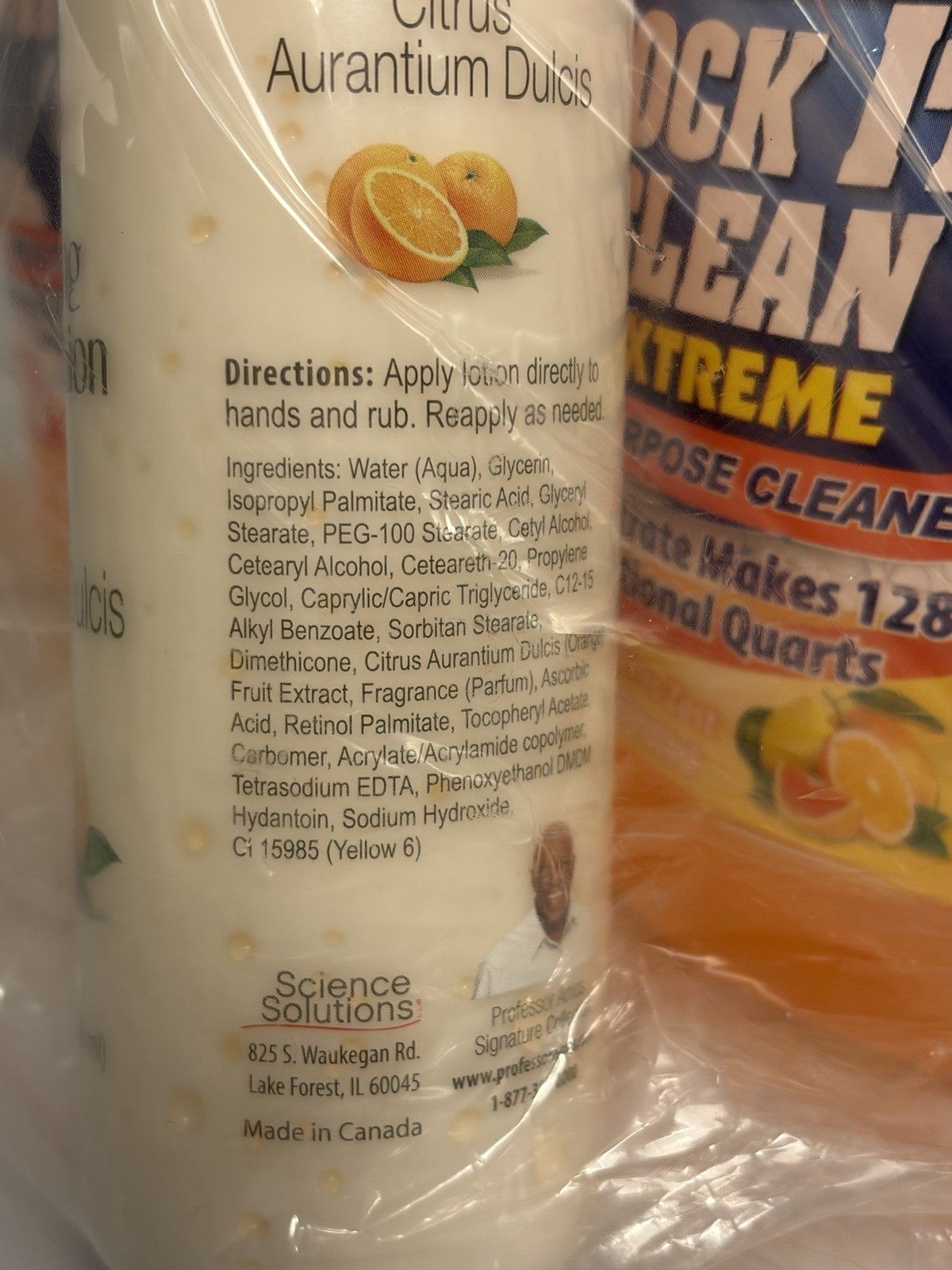 Multipurpose Cleaner/Professor Amos/Shock It/Concentrate&LotionCitrus Zest