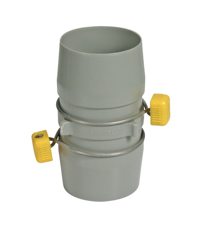 Camco 39163 Gray Plastic Coupler 9.88 H x 0.44 W x 3 Dia. in. (Pack of 2)