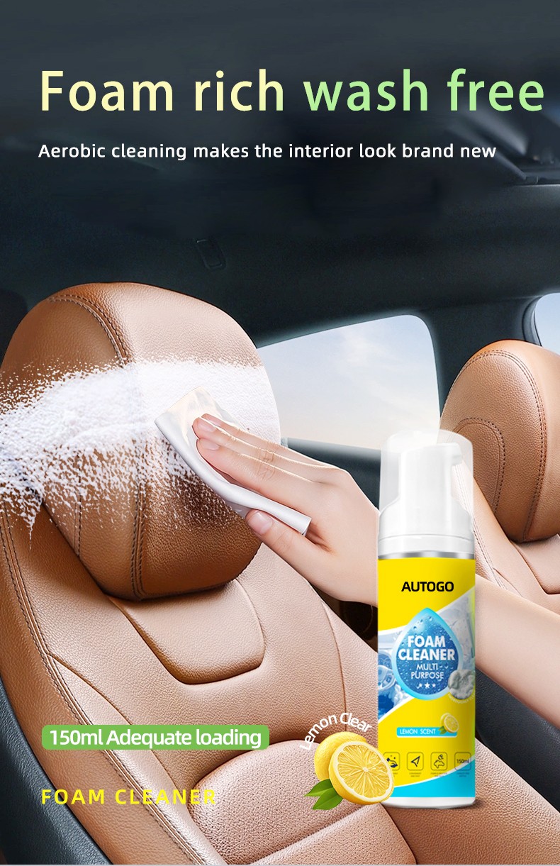 Multi-Enzyme Foam Cleaner,All-Purpose Deep Cleaning Spray For Car,Kitchen,Sofa