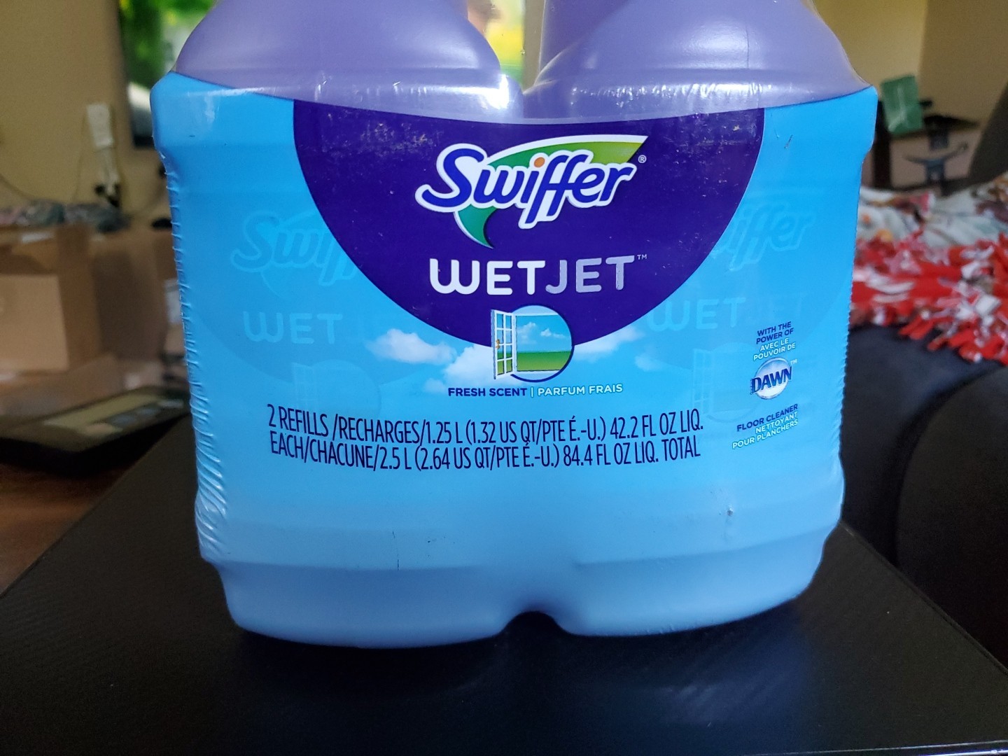 SEALED – Swiffer WetJet Floor Cleaner Refills Open Window Fresh 1.25L (2-Pack )