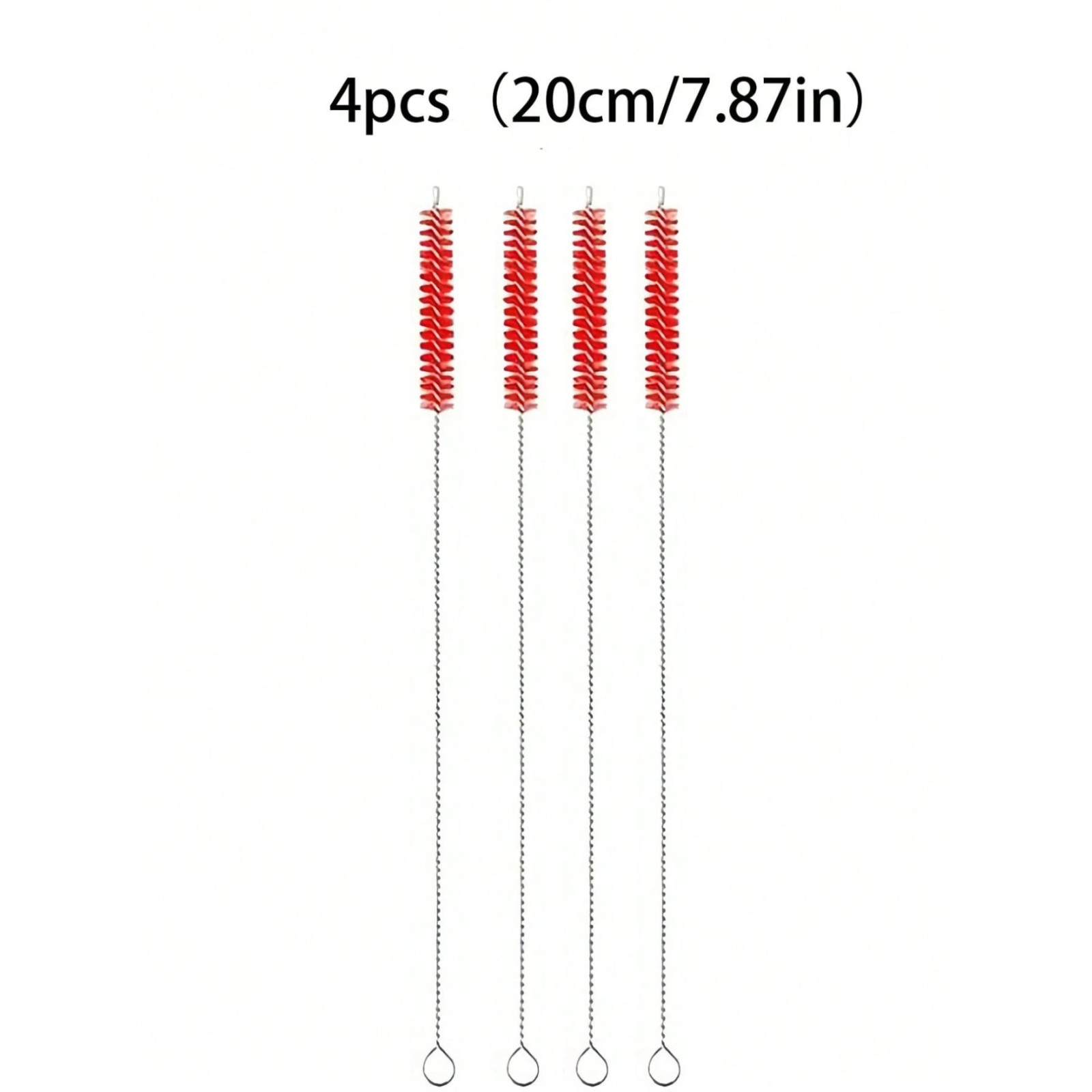 8/4PCS Nylon Straw Brush Cleaner Bottle Tube Pipe Small Long Cleaning Brushes