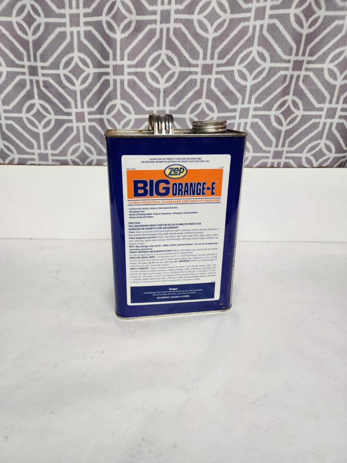 Zep Big Orange-E Heavy-Duty Citrus Degreaser Liquid 1 Gallon