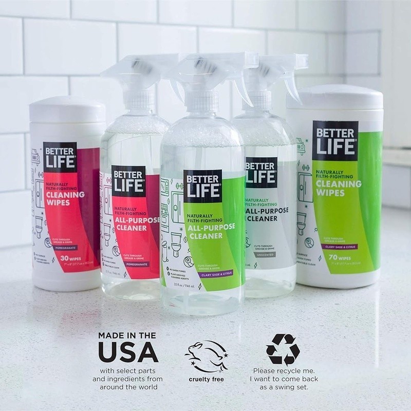 Multipurpose Surface Cleaner Plant Based Safe Pets Kids Streak Free Fast Clean