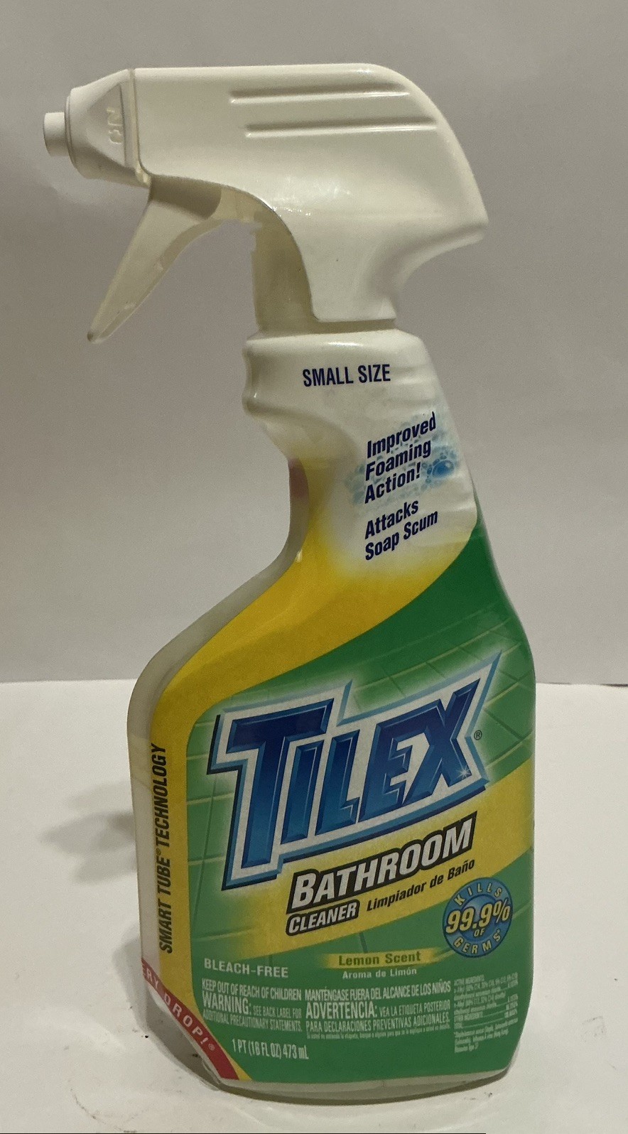 (1) Tilex Bathroom Soap Scum Cleaner Lemon Scent, 16 fl oz HTF