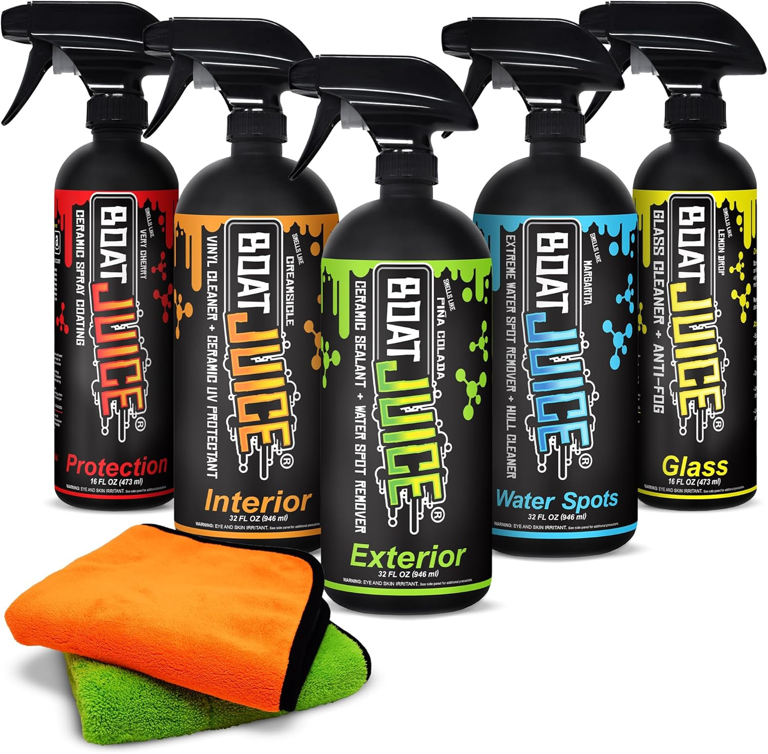Luxury Kit – Boat Cleaning Kit Includes Exterior Boat Cleaner, Interior Boat Cle